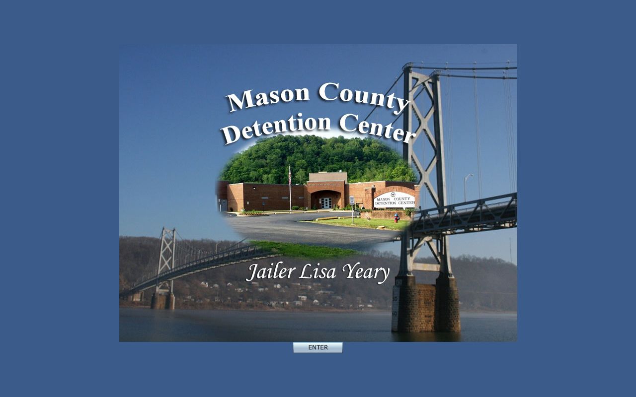 Mason County Detention Center official website interface